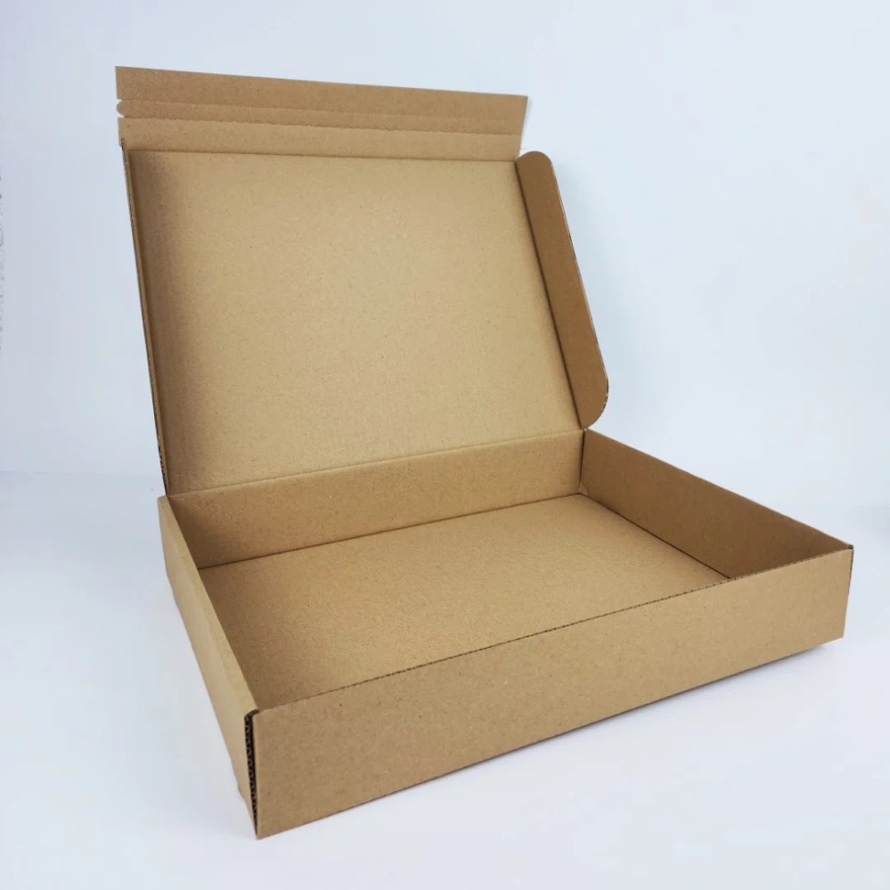 Corrugated Box – 30L x 39W x 6.8H cm — Corrugated Box – 30L x 39W x 6.8H cm — ready-made or custom-branded with your logo, delivered across Dubai & the UAE.