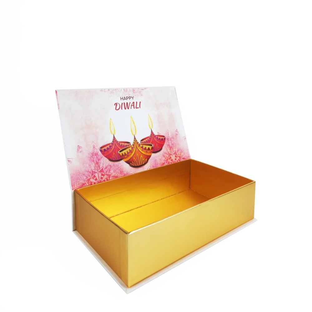 Diwali Sweet Boxes – Book Shape Box – W25 x L15 x 6H cm — Diwali Sweet Boxes – Book Shape Box – W25 x L15 x 6H cm — ready-made or custom-branded with your logo, delivered across Dubai & the UAE.