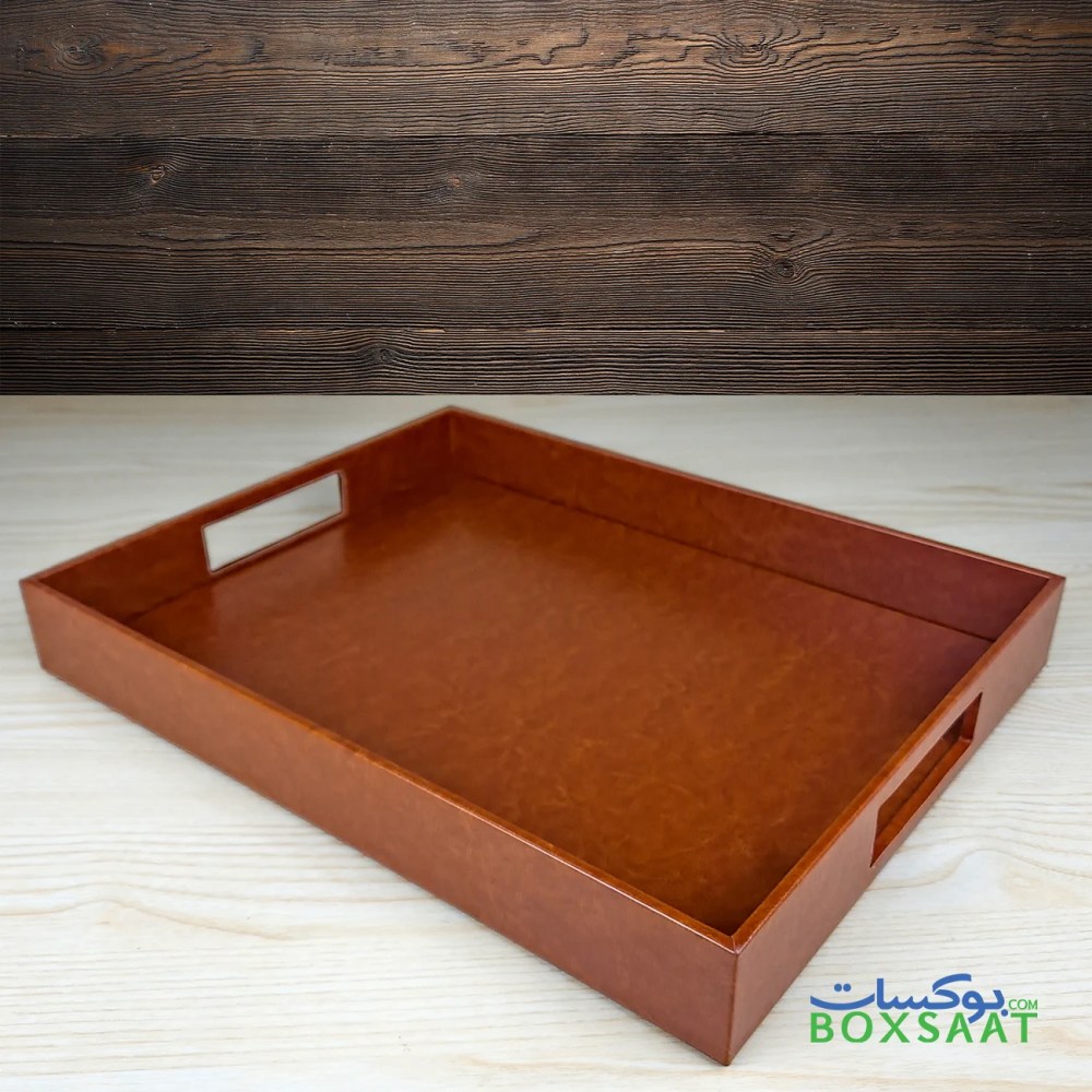PU Leather Tray – Classic Texture Leather – Made with MDF Wood — PU Leather Tray – Classic Texture Leather – Made with MDF Wood — ready-made or custom-branded with your logo, delivered across Dubai & the UAE.