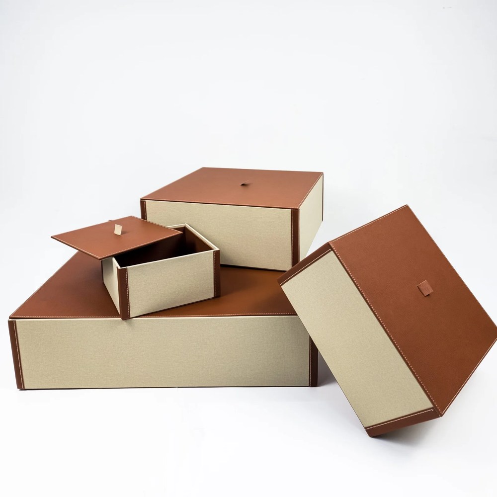 Textured PU Leather – Luxury Box With Top Lid – 4 Sizes — Textured PU Leather – Luxury Box With Top Lid – 4 Sizes — ready-made or custom-branded with your logo, delivered across Dubai & the UAE.