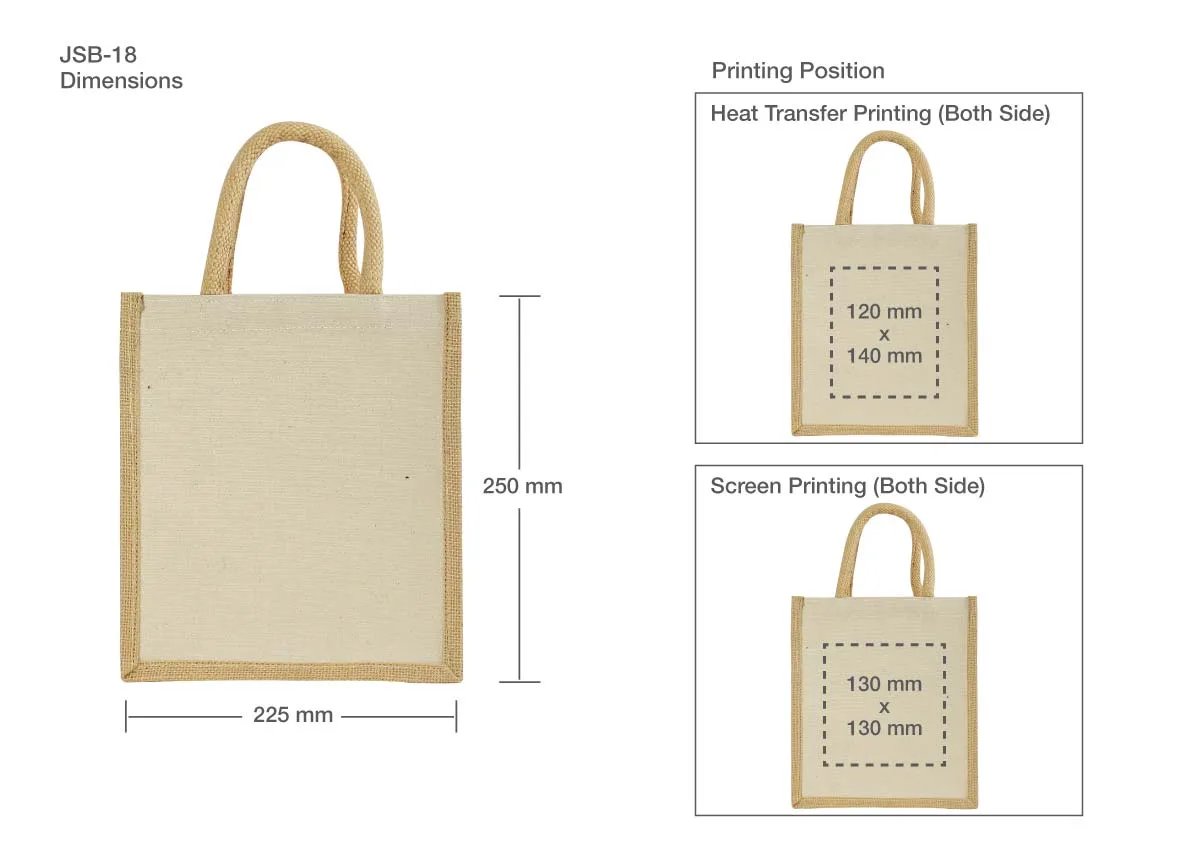 Shoulder Jute Bag detail 2