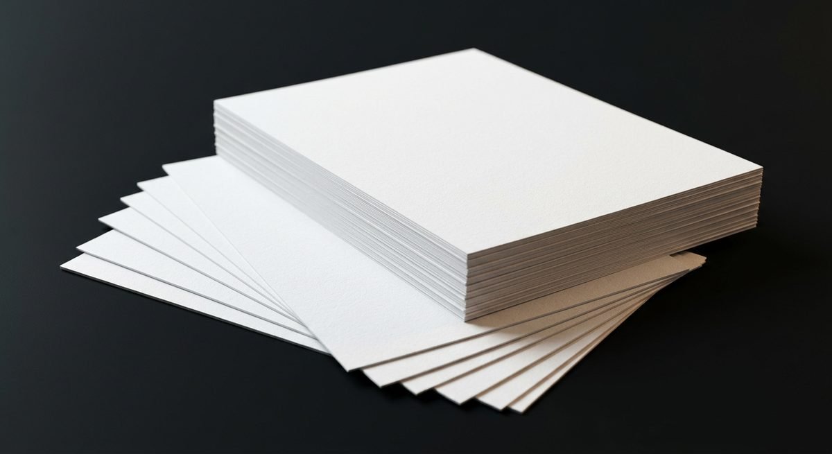 Letterheads — A4 letterheads on uncoated and laid stocks.