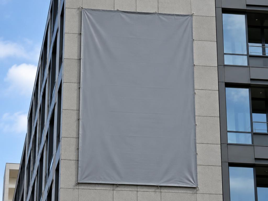 Building Flags — Building Flags in Dubai — large-format building flag panel printed for facades.