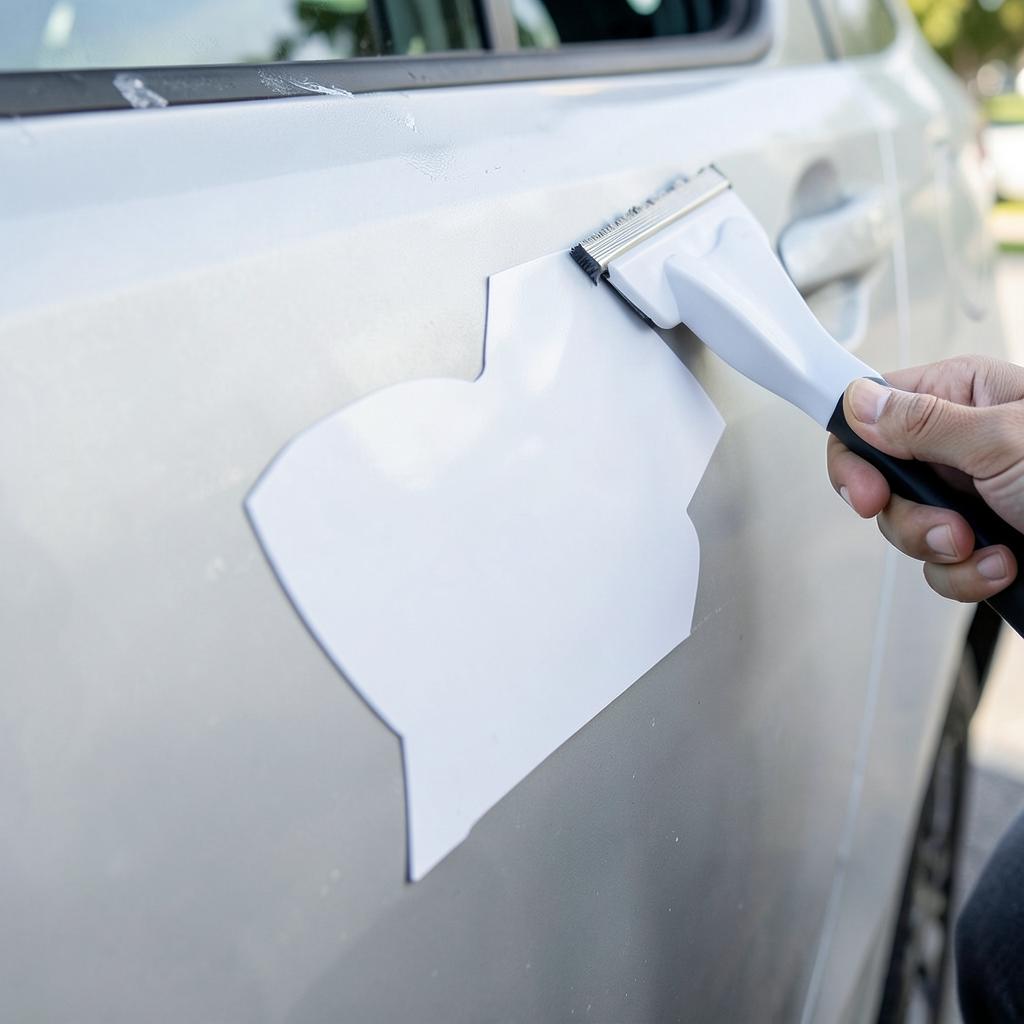Car Sticker — Car Sticker branded to your artwork — self-adhesive paper options, matt or gloss lamination and full colour matching, produced in Dubai.