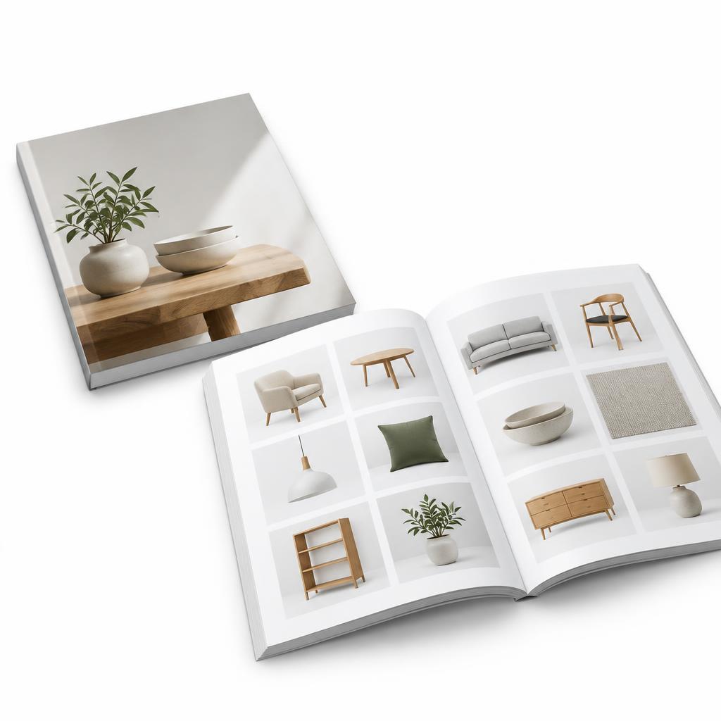 Catalogues — Perfect-bound catalogues up to 200 pages.