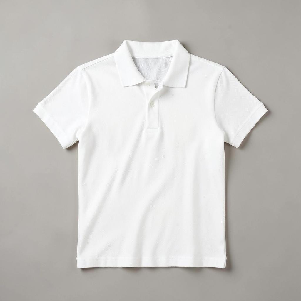 Cotton Pique Polo Shirt — Classic cotton pique polo for corporate uniforms.