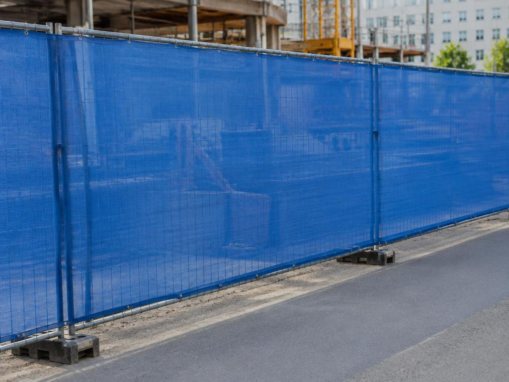 Fence Branding Mesh — Fence Branding Mesh in Dubai — printed mesh fence banner that turns construction and event fencing into branded advertising space.