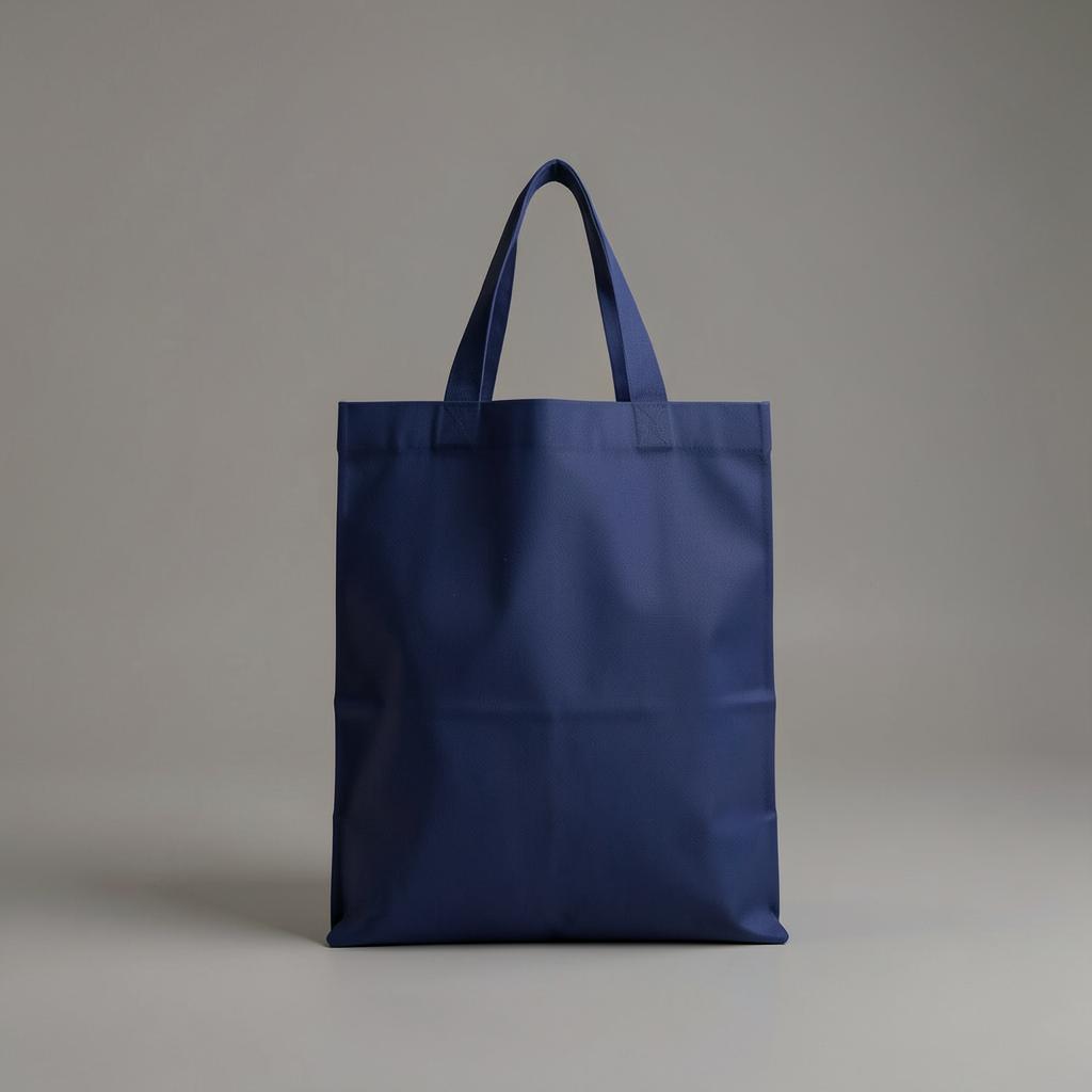 Horizontal Non Woven Bag — Wide landscape non woven bag with gusset.
