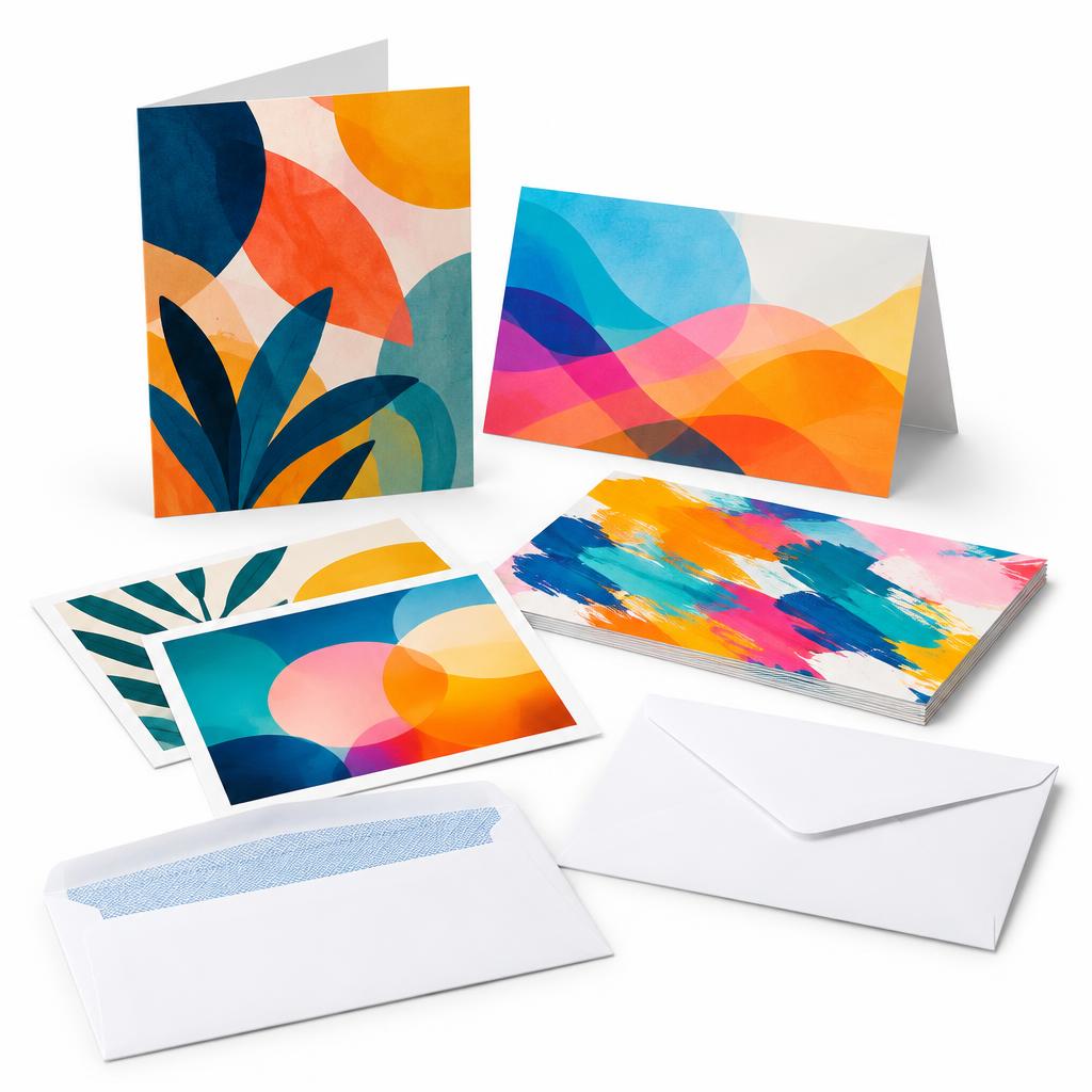 Postcards & Mailers — Direct mail pieces with variable data printing.