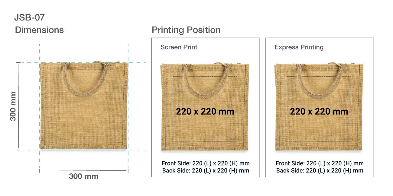 Custom Jute Pouches — Custom Jute Pouches branded to your artwork — 350gsm folding box board options, matt / gloss lamination and full colour matching, produced in Dubai.